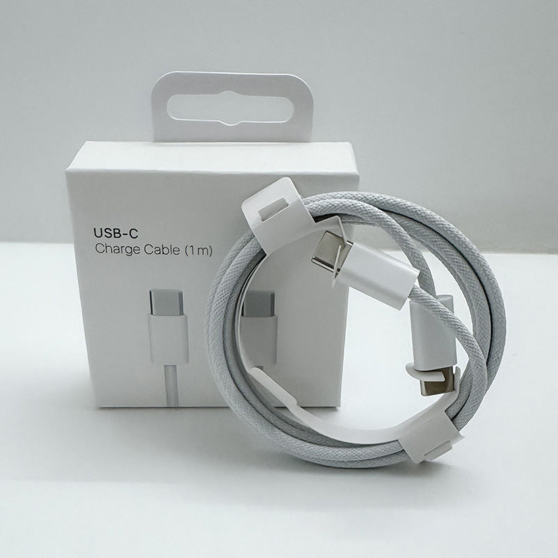Braided C to C Cable for iPhone-Fast Charging, 20W Power Delivery