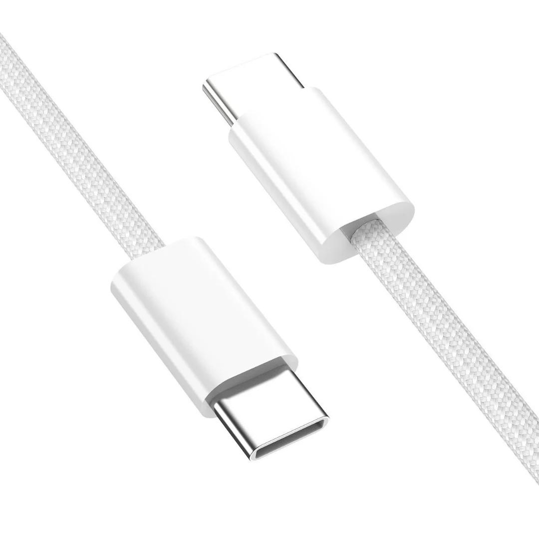 Braided C to C Cable for iPhone-Fast Charging, 20W Power Delivery